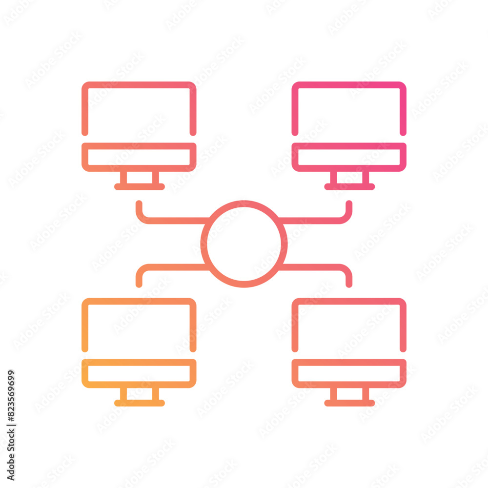 Computer Networks vector icon Computer Networks vector icon