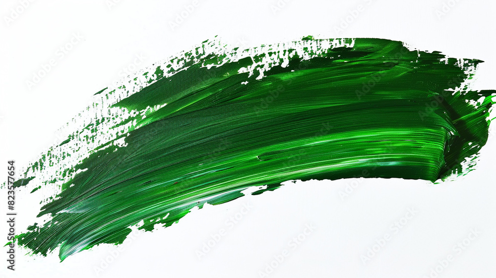 A broad, sweeping stroke of forest green acrylic paint, rich and enveloping, on a solid white background, mimicking the expansive canopy of a dense forest. A broad, sweeping stroke of forest green acrylic paint, rich and enveloping, on a solid white background, mimicking the expansive canopy of a dense forest.