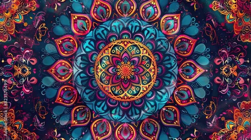 Mandala pattern wallpaper Mandala pattern wallpaper