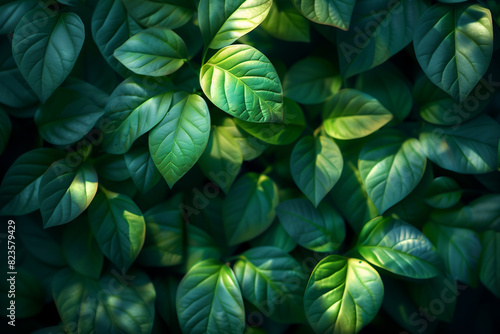 green leaves background