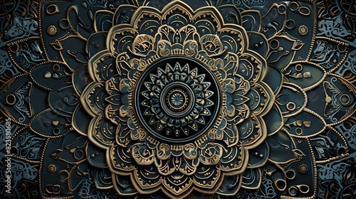 Mandela pattern wallpaper