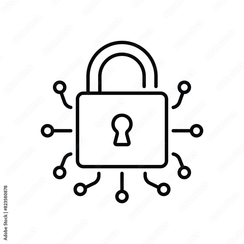 Cyber Security vector icon Cyber Security vector icon