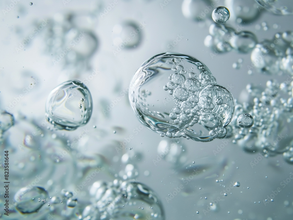 漂う水の泡 漂う水の泡