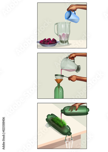 school experiment that demonstrates the ability of soil to act as a water filter