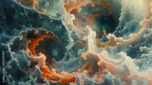 Fractal Landscapes - Intricate  infinite fractal patterns forming landscapes.