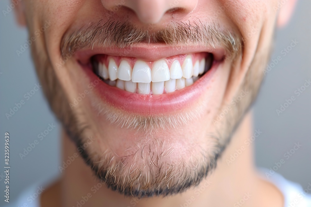 Happy Man showing white teeth Happy Man showing white teeth