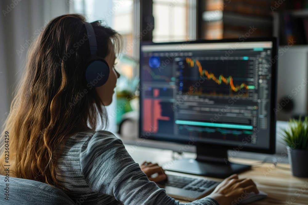 Online Cryptocurrency Investment Concept. Blockchain Online Cryptocurrency Investment Concept. Blockchain