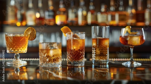 An Assortment of Classic Cocktails photo