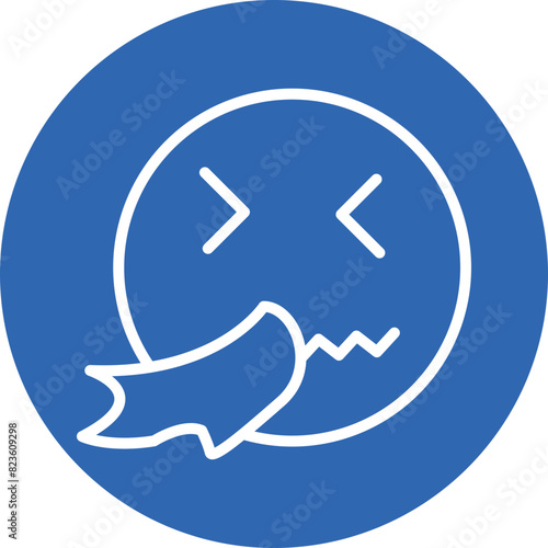 Sniffles & Strokes line circle icon