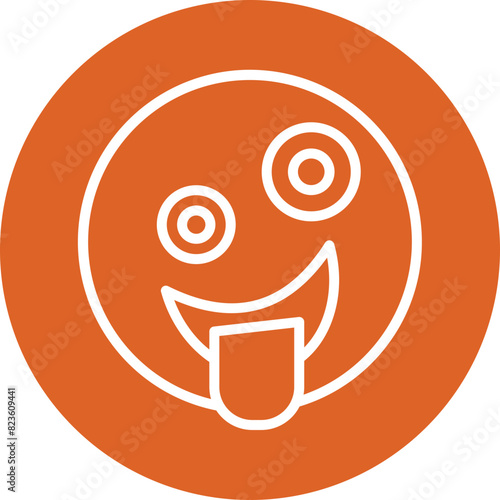 Crazy Creative Zone line circle icon