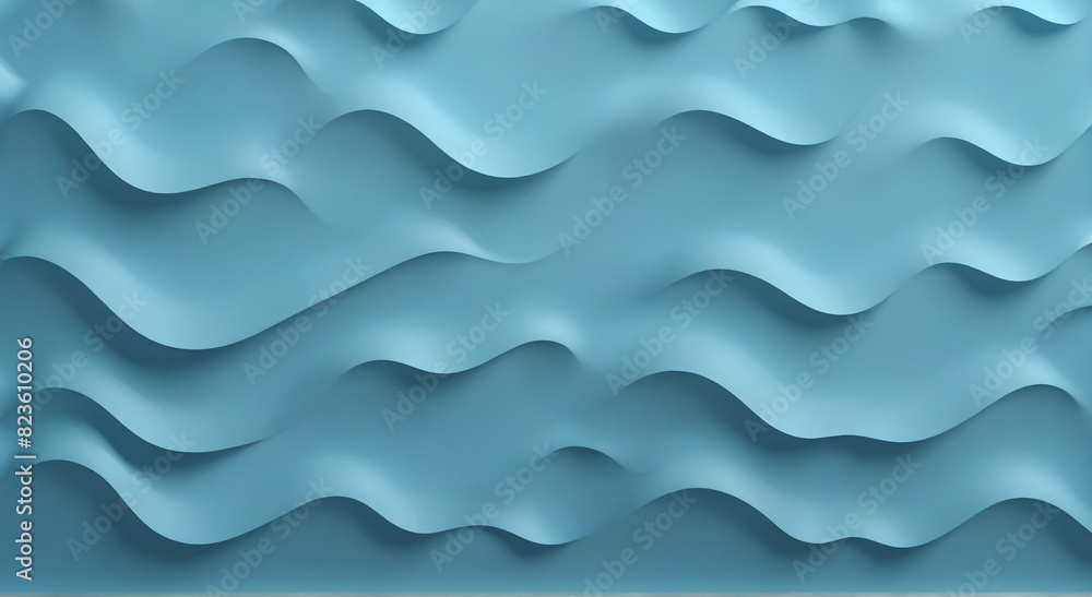 Obraz premium Wave Pattern and Motion in Building Exterior Technology