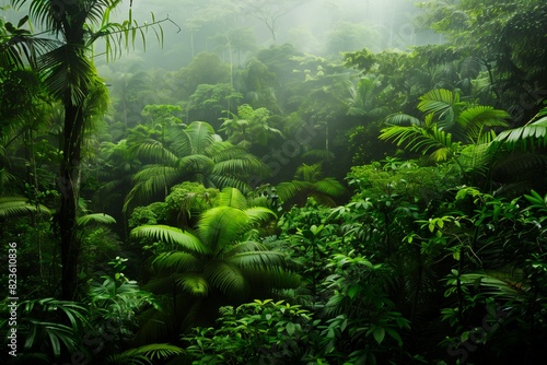 Rainforest. Tropic jungle. Amazon forestry photo