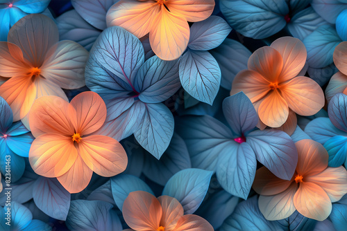 Wallpaper Mural Retro pattern for frame print design. Summer wallpaper. Seamless pattern of flowers. Vector isolated illustration. Watercolor print. Torontodigital.ca