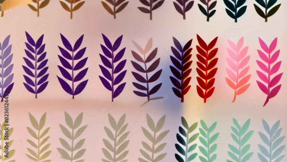 Abstract Pastel Nature Leaves Motion Graphic Abstract Pastel Nature Leaves Motion Graphic