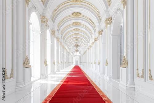 hallway in palace, luxury, classic and elegant 