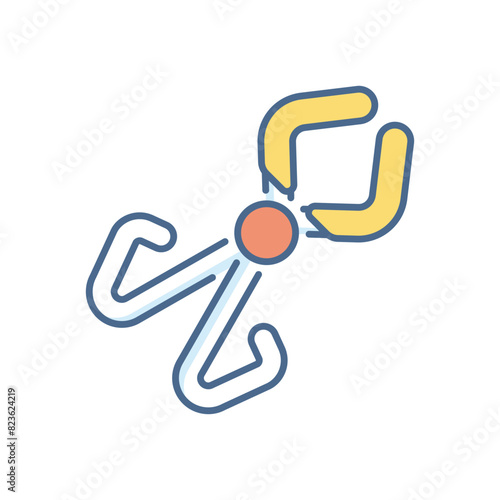 Tongs vector icon