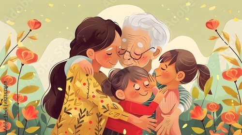 Heartfelt Grandchildren Honoring Grandparents  Unconditional Love and Guidance