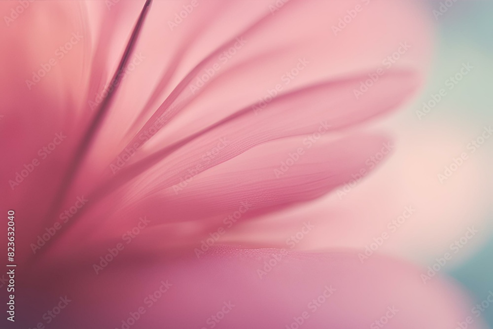 Close-up of cherry blossom Petal, sakura, Color Gradients, Fine Lines, Macro Photography, Floral Details, Vibrant Pink Flower, High Resolution