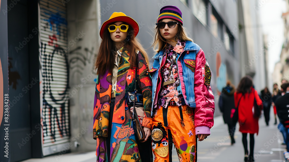 Street fashion, an unique, beautiful and diverse decorations