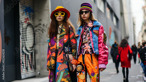 Street fashion, an unique, beautiful and diverse decorations