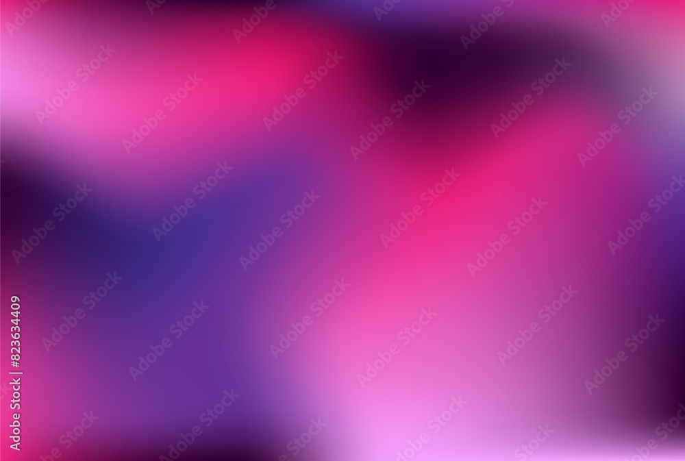 Fototapeta premium Abstract monochrome plum gradient. Periwinkle amethyst background. Pink violet canva pattern. Magenta orchid advertisement mockup. Rose lilac pattern presentation. Purple blush card print.