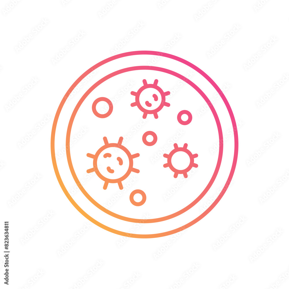 Petri Dish vector icon Petri Dish vector icon