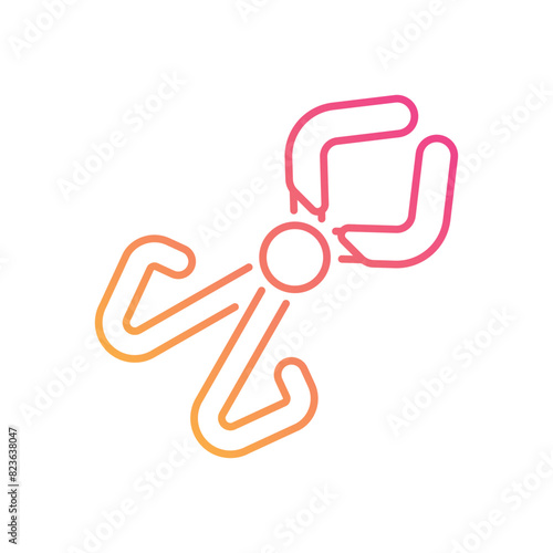 Tongs vector icon
