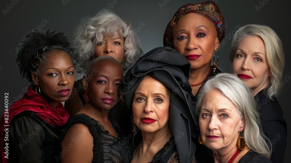 Portrait series featuring individuals of different ethnicities, ages, and body types, celebrating diversity and natural beauty --ar 16:9 --style raw Job ID: c8f26e84-17f7-4443-9b6e-e96497eec887 Portrait series featuring individuals of different ethnicities, ages, and body types, celebrating diversity and natural beauty --ar 16:9 --style raw Job ID: c8f26e84-17f7-4443-9b6e-e96497eec887