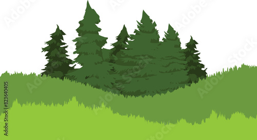 Grass and Trees Icon