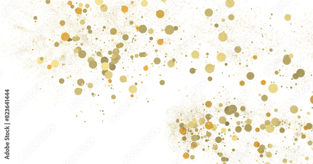 gold Burst: Astonishing 3D Illustration of Bursting gold Confetti gold Burst: Astonishing 3D Illustration of Bursting gold Confetti