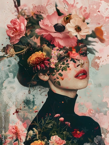 Enchanting Floral Portraitu...