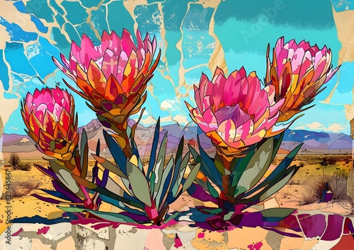 Striking Protea Flowers in ...