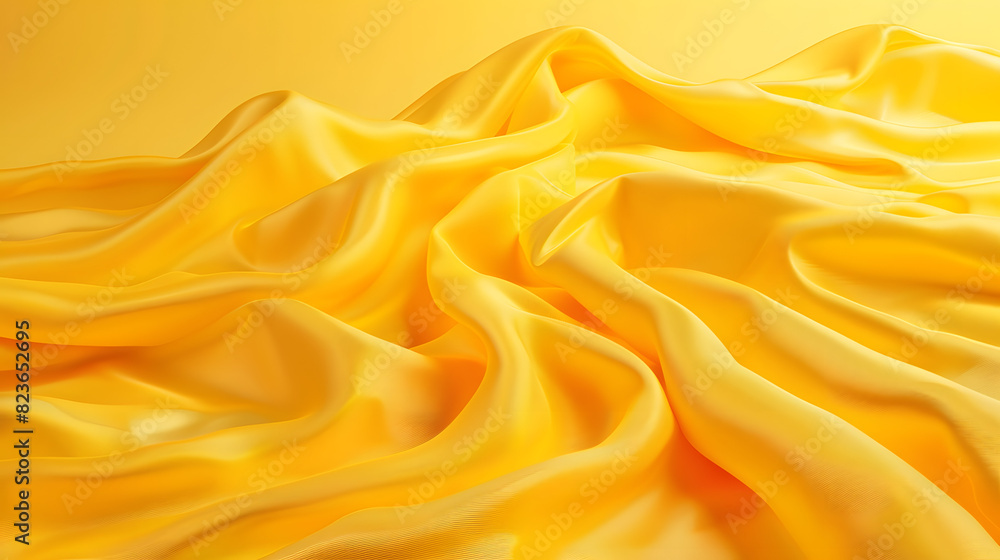 Yellow silk cloth background texture. Yellow silk cloth background texture.