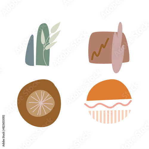 Boho Elements Art  Icons  and Graphics