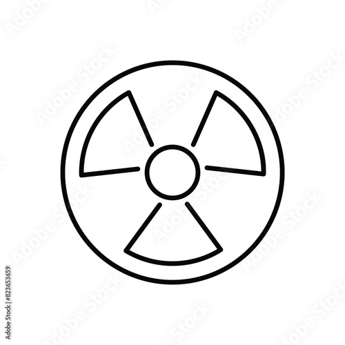 Nuclear vector icon