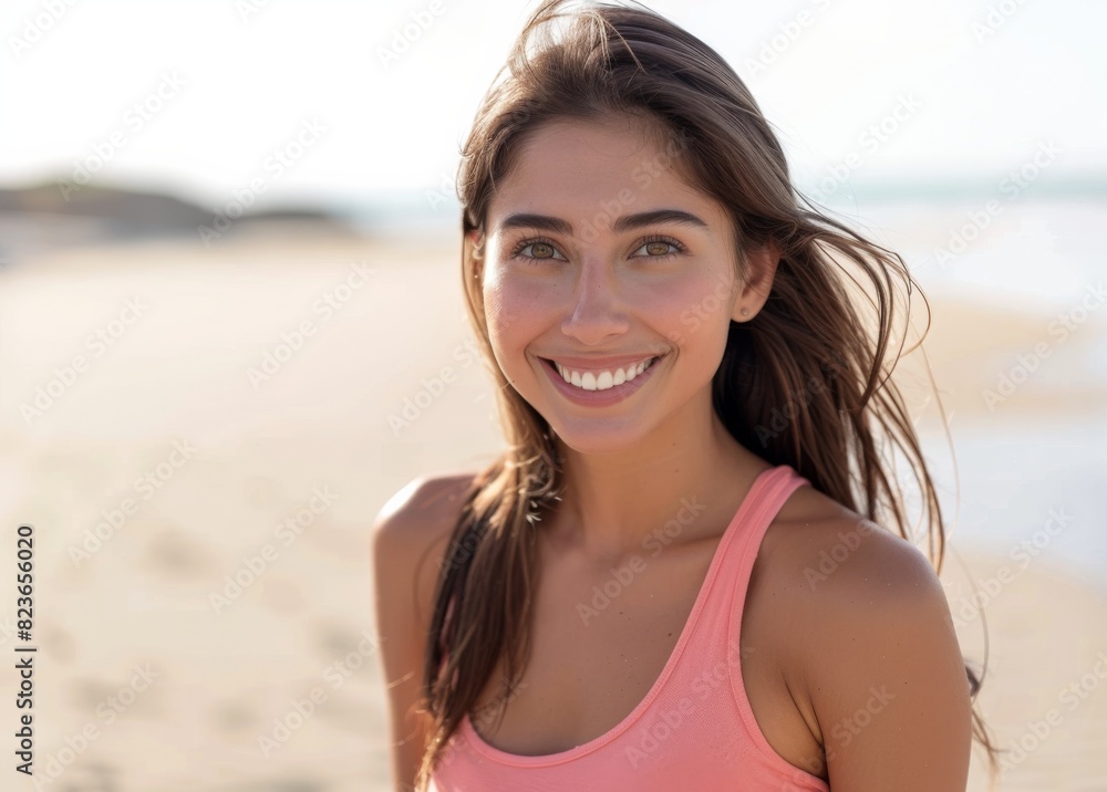A beautiful woman on vacation A beautiful woman on vacation