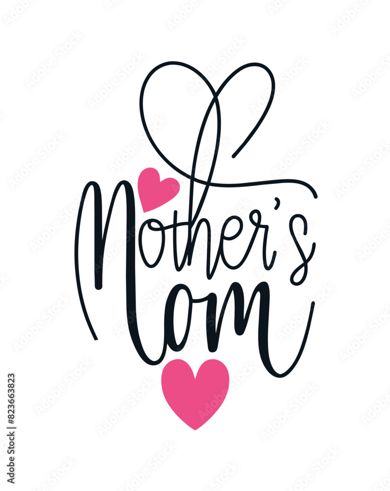 Doodle Style Happy Mother's Day Poster 