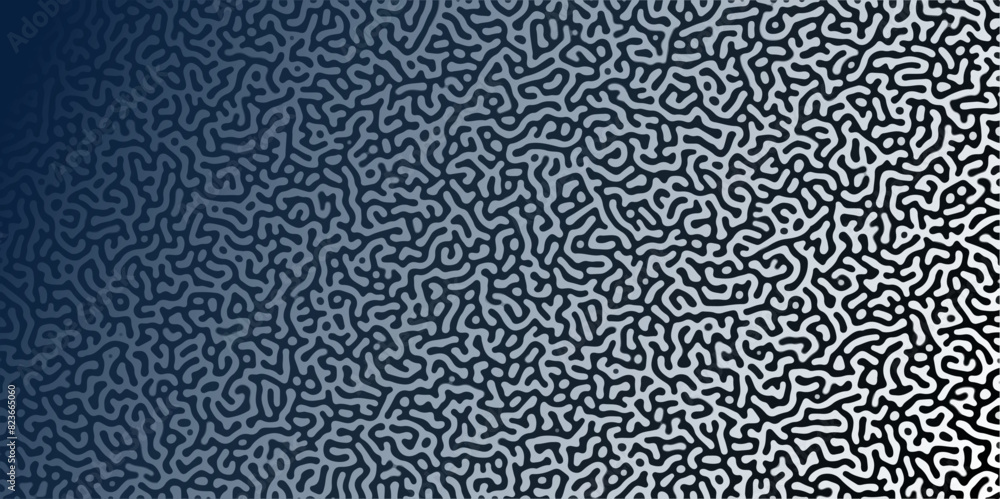 Abstract Reaction-diffusion Turing pattern natural texture blue gradient color scheme. Linear design with biological shapes. Organic lines Memphis. abstract truing organic wallpaper design, vector. Abstract Reaction-diffusion Turing pattern natural texture blue gradient color scheme. Linear design with biological shapes. Organic lines Memphis. abstract truing organic wallpaper design, vector.