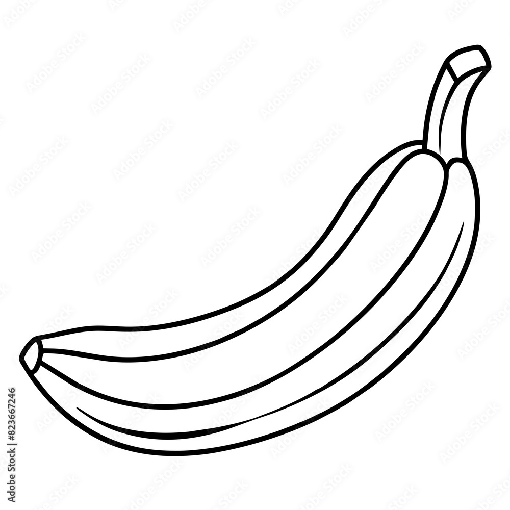 illustration of a banana vector illustration icon illustration of a banana vector illustration icon