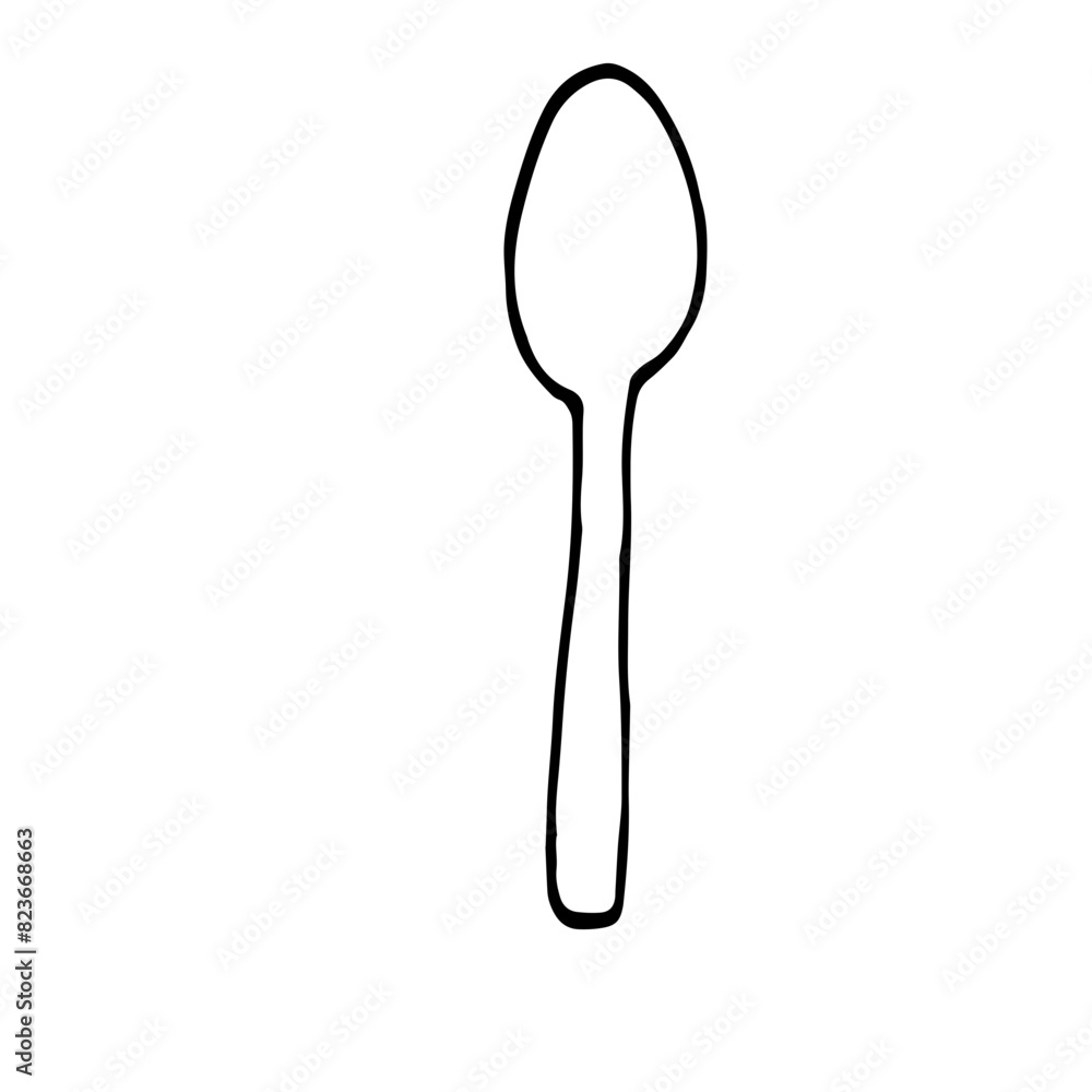 illustration vector spoon utensil illustration vector spoon utensil