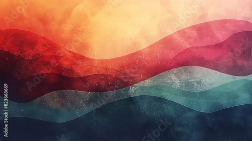 An abstract background with a nostalgic feel, characterized by soft gradients, faded colors, and simple shapes. The design evokes feelings of cherished memories and a longing for the past, creating a photo