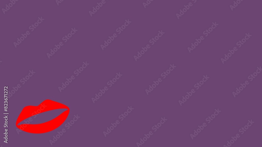 kissing Day background illustration with flying kiss and copy space kissing Day background illustration with flying kiss and copy space