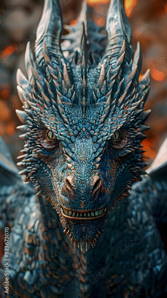 Fierce and Majestic Dragon:A Captivating 3D Render in Dramatic Cinematic Lighting Fierce and Majestic Dragon:A Captivating 3D Render in Dramatic Cinematic Lighting