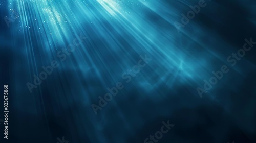 mesmerizing light blue glowing ray abstract background dark grainy texture for poster header or cover design