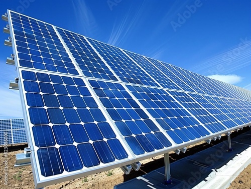 Visualize investing in technologies that improve the efficiency of solar panels photo