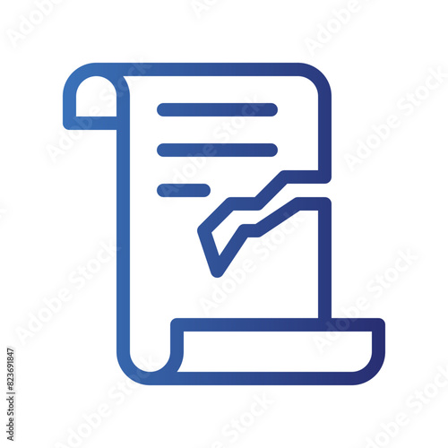 paper gradient icon