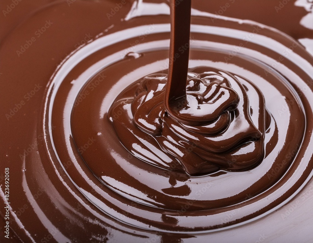 melted dark chocolate flow melted dark chocolate flow