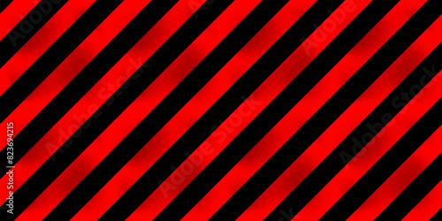 Abstract dirty background with oblique black and red stripes. Seamless pattern, print, vector illustration photo