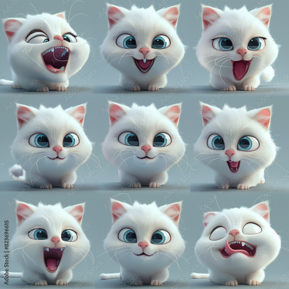 set of cats set of cats