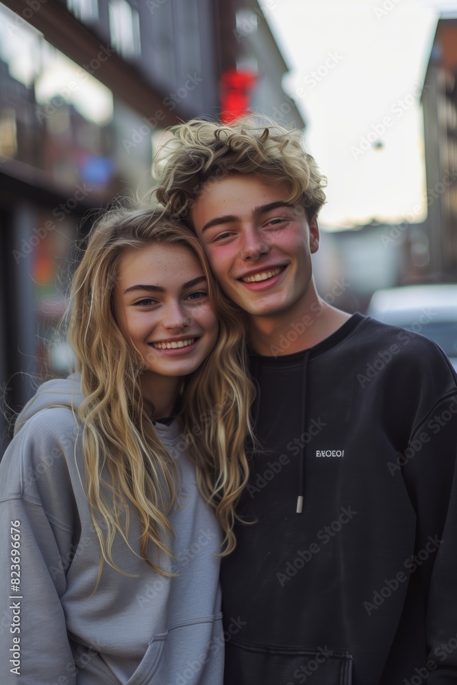 Contemporary Scandinavian couple portrait Contemporary Scandinavian couple portrait